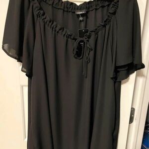 3 dressy black Torrid tops (Plus size 2)